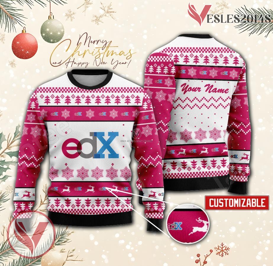 EdX - online learning platform Custom Ugly Christmas Sweater, Unique Gift For Fans - Vesles2014s