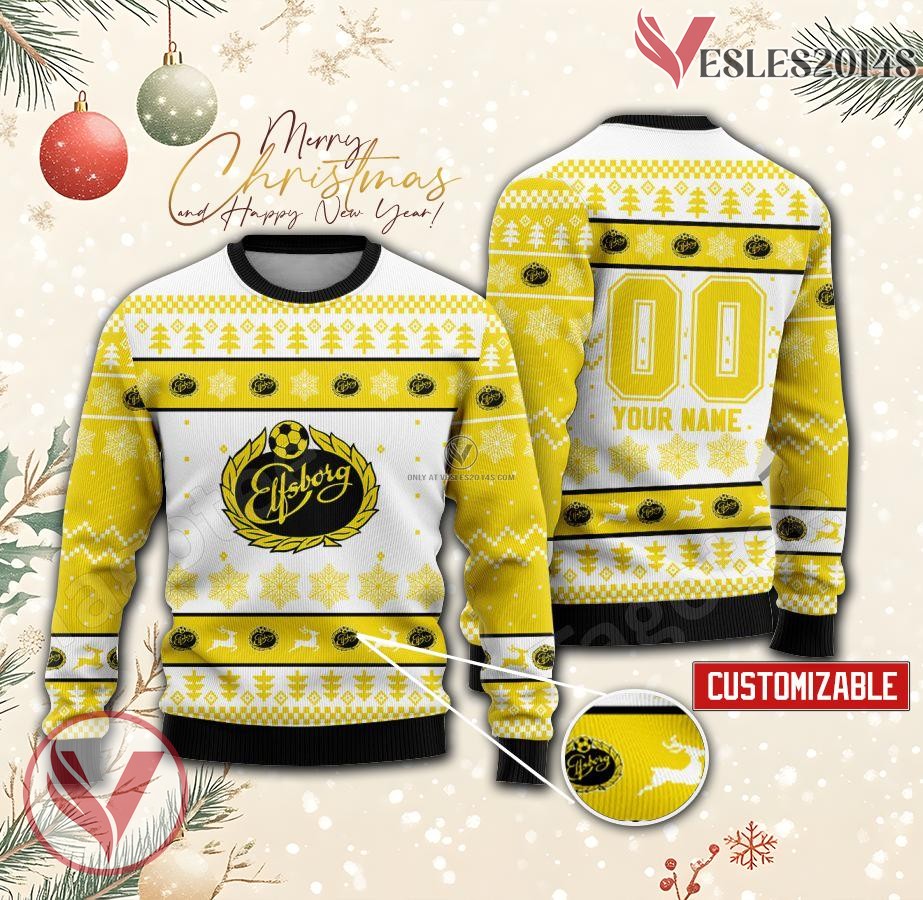Elfsborg Custom Ugly Christmas Sweater, Unique Gift For Fans - Vesles2014s