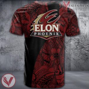 Elon Phoenix NCAA Polynesian Pattern Shirt, Unique Gifts For Fans - Vesles2014s 1
