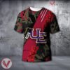 Evansville Purple Aces NCAA With Red Poppy Flower 3D Shirt, Unique Gift For Fans - Vesles2014S