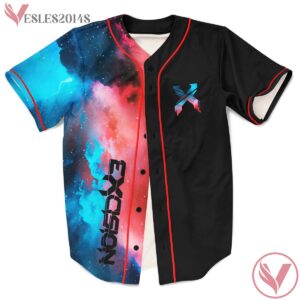 Excision Blue And Red Galaxy Rave Jersey For EDM Festivals - Vesles2014s