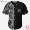 Excision Geometric Seamless Pattern Black Jersey - Vesles2014s