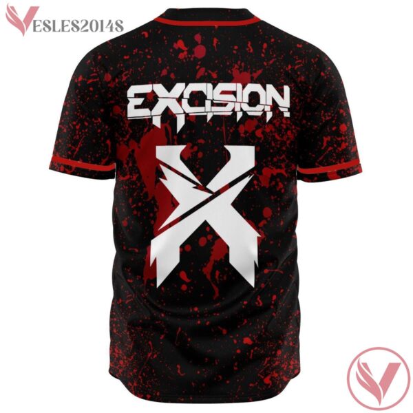 Excision Jersey With Blood Pattern, EDM Rave Outfits - Vesles2014s 1