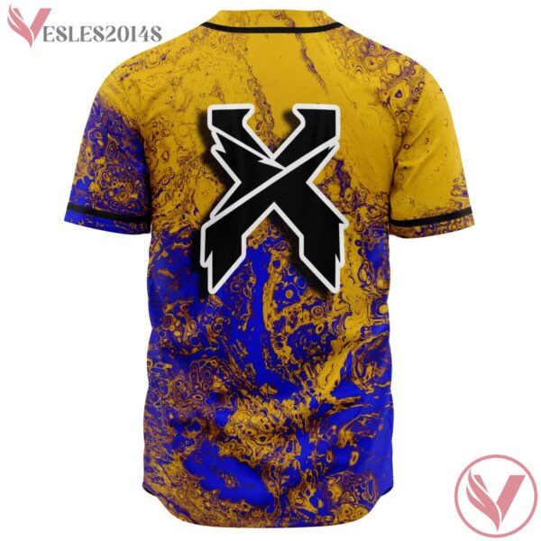 Excision Jersey With Yellow Oil Slick Pattern, EDM Festival Outfits - Vesles2014s 1
