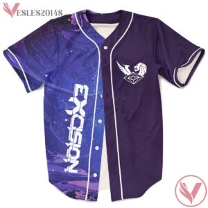 Excision x Seven Lions x Slander x Illenium Jersey With Purple Nebula Space Pattern, EDM Rave Outfits For Fans - Vesles2014s 1