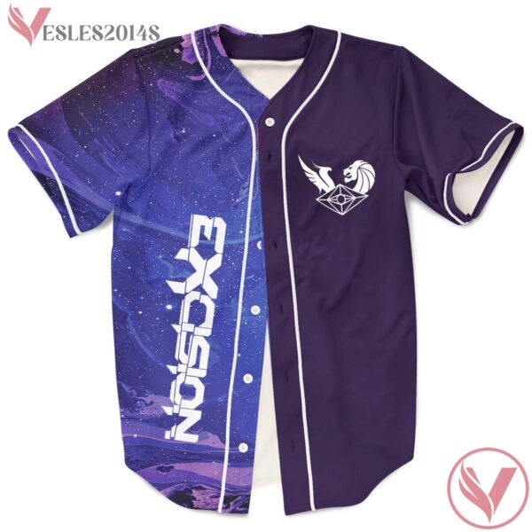 Excision x Seven Lions x Slander x Illenium Jersey With Purple Nebula Space Pattern, EDM Rave Outfits For Fans - Vesles2014s 1