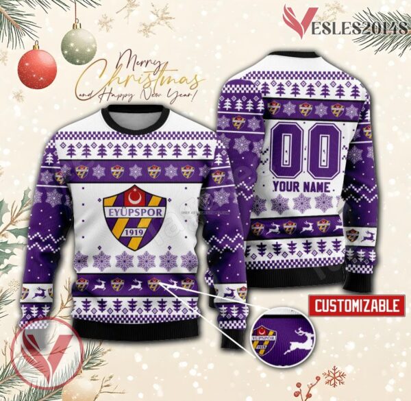Eyüpspor Custom Ugly Christmas Sweater, Unique Gift For Fans - Vesles2014s
