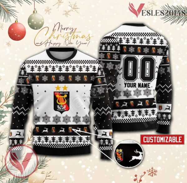 FBC Melgar Custom Ugly Christmas Sweater, Unique Gift For Fans - Vesles2014s