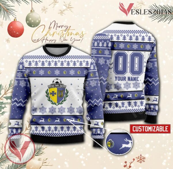 FC Kolkheti Custom Ugly Christmas Sweater, Unique Gift For Fans - Vesles2014s