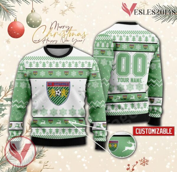 FC Lyubimets 2007 Custom Ugly Christmas Sweater, Unique Gift For Fans - Vesles2014s