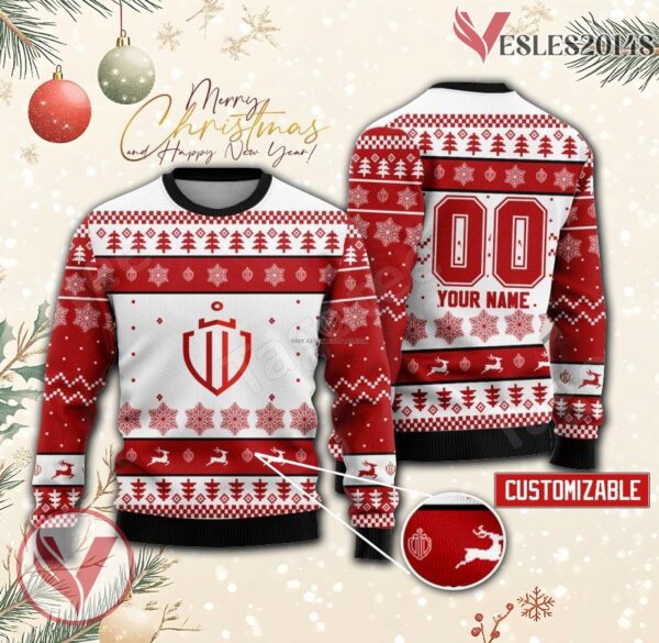 FC Rustavi Custom Ugly Christmas Sweater, Unique Gift For Fans - Vesles2014s