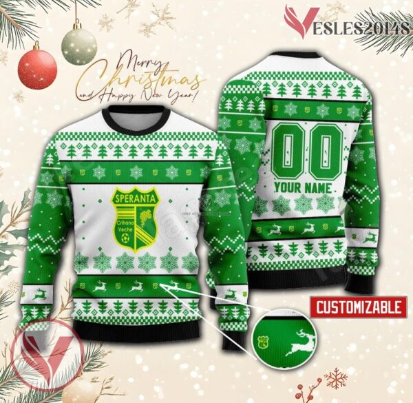 FC Speran?a Crihana Veche Custom Ugly Christmas Sweater, Unique Gift For Fans - Vesles2014s