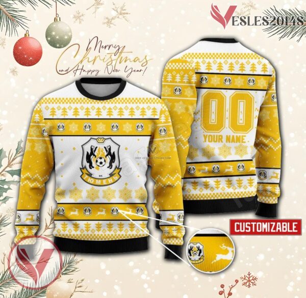 FC Tyumen Custom Ugly Christmas Sweater, Unique Gift For Fans - Vesles2014s