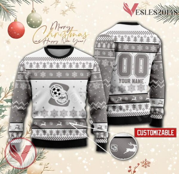 FC Zestafoni Custom Ugly Christmas Sweater, Unique Gift For Fans - Vesles2014s