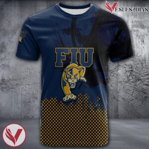 FIU Panthers Basketball Grunge Pattern Unique Personalized T Shirts - Vesles2014S