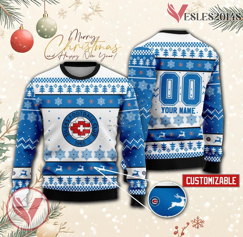 FK Sileks Custom Ugly Christmas Sweater, Unique Gift For Fans - Vesles2014s
