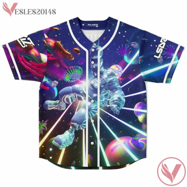 FUNKONAUT GriZ and LSDream Baseball Jersey For EDM Festivals - Vesles2014s