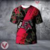 Fairfield Stags NCAA With Red Poppy Flower 3D Shirt, Unique Gift For Fans - Vesles2014S