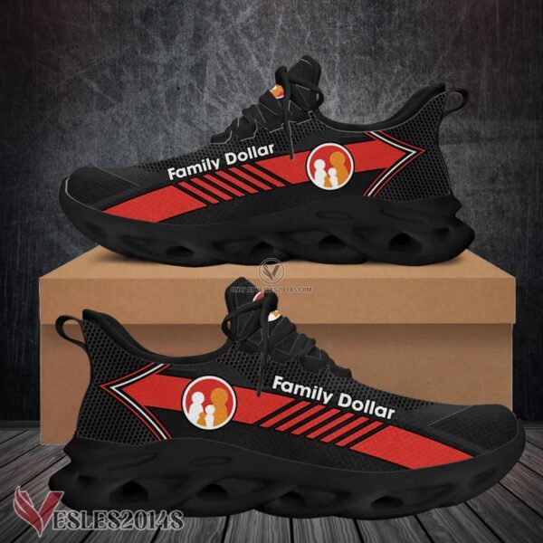 Family Dollar Logo Custom Shoes, Best Running Shoes For Fans - Vesles2014S