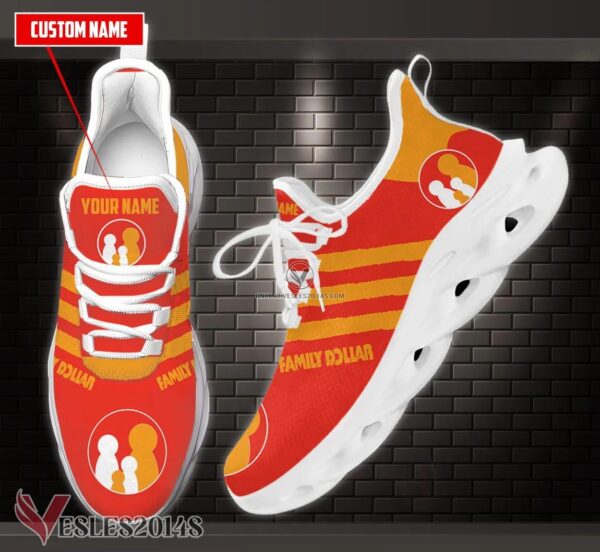 Family Dollar Logo Custom Shoes Style 1, Best Running Shoes For Fans - Vesles2014S 1