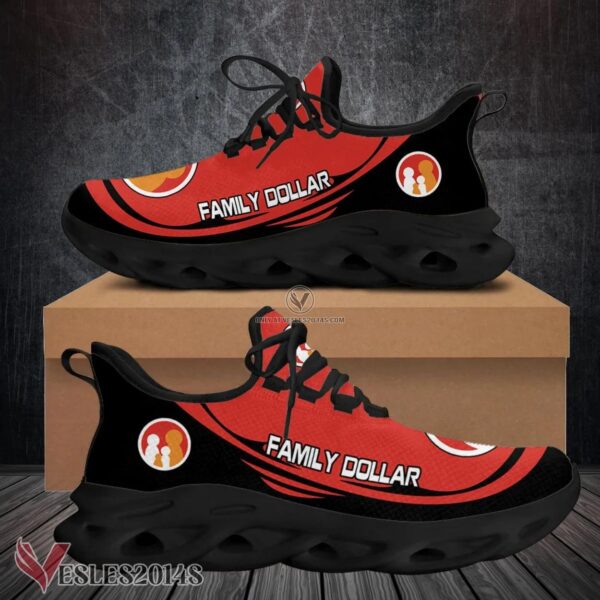 Family Dollar Logo Custom Shoes Style 6, Best Running Shoes For Fans - Vesles2014S