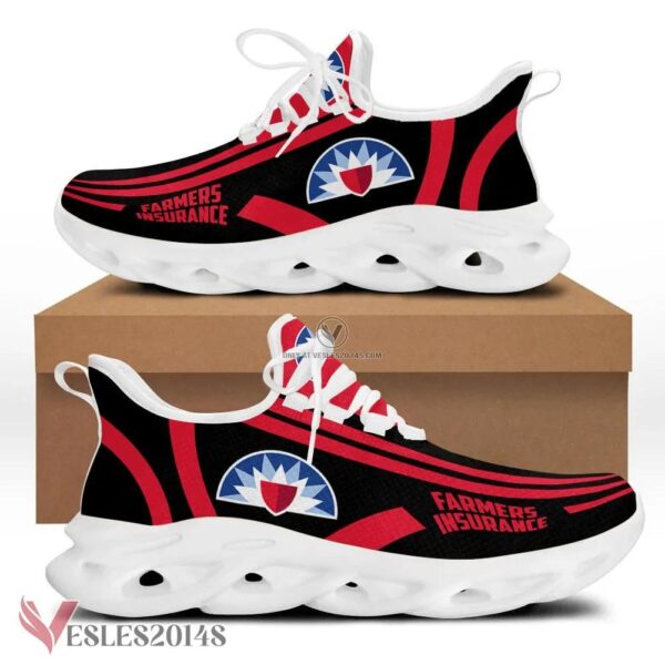 Farmers Insurance Logo Custom Shoes Style 1, Best Running Shoes For Fans - Vesles2014S 1