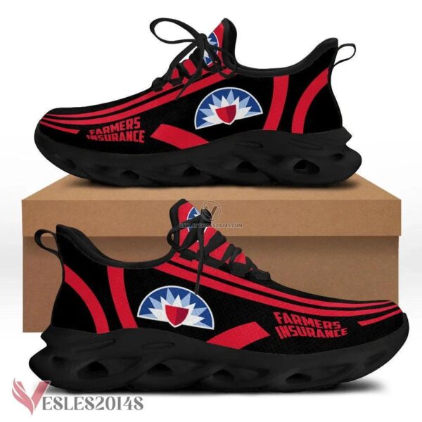 Farmers Insurance Logo Custom Shoes Style 1, Best Running Shoes For Fans - Vesles2014S