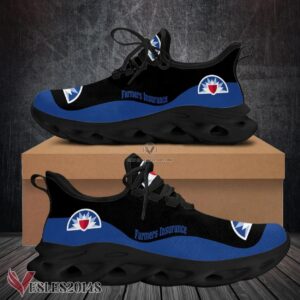 Farmers Insurance Logo Custom Shoes Style 2, Best Running Shoes For Fans - Vesles2014S
