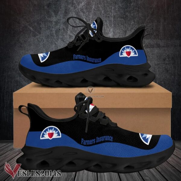 Farmers Insurance Logo Custom Shoes Style 2, Best Running Shoes For Fans - Vesles2014S
