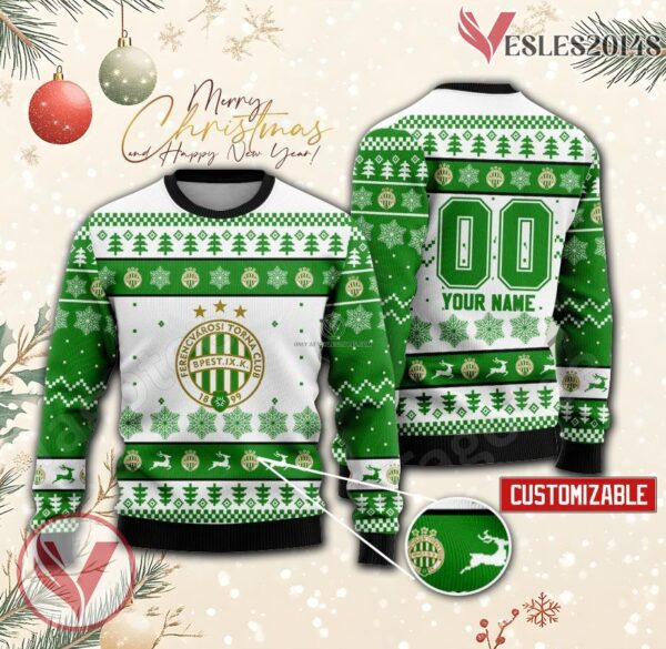 Ferencvaros Custom Ugly Christmas Sweater, Unique Gift For Fans - Vesles2014s