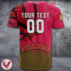 Ferris State Bulldogs Basketball Grunge Pattern Unique Personalized T Shirts - Vesles2014S 1