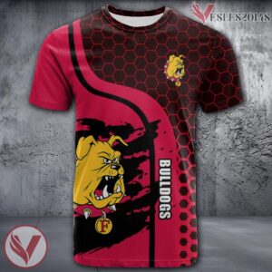 Ferris State Bulldogs NCAA Custom Shirt, Unique Sport Gifts For Fans - Vesles2014s