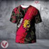 Ferris State Bulldogs NCAA With Red Poppy Flower 3D Shirt, Unique Gift For Fans - Vesles2014S