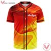 Fiery Flame Abstract Seleste Custom Jersey - Vesles2014s