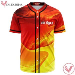 Fiery Flame Abstract Seleste Custom Jersey - Vesles2014s