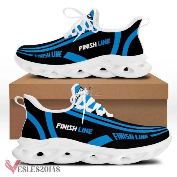 Finish Line Logo Custom Shoes, Best Running Shoes For Fans - Vesles2014S 1