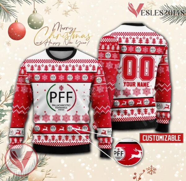 Firenze Women Basketball Custom Ugly Christmas Sweater, Unique Gift For Fans - Vesles2014s