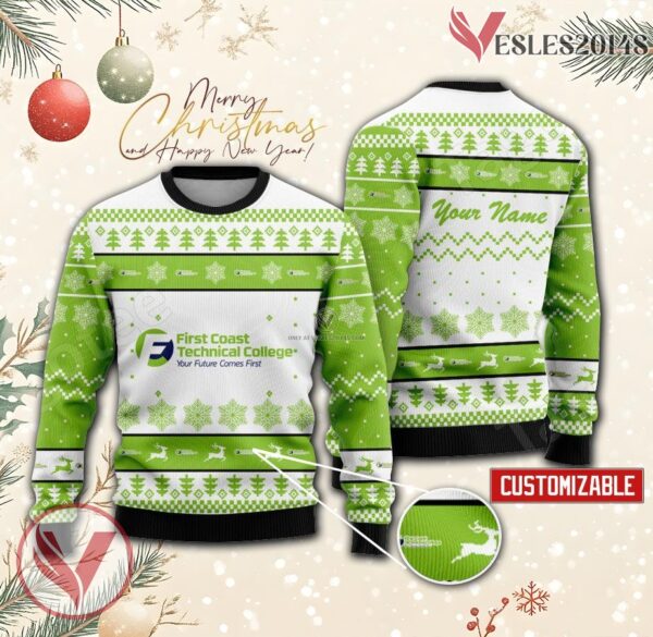 First Coast Technical College Custom Ugly Christmas Sweater, Unique Gift For Fans - Vesles2014s