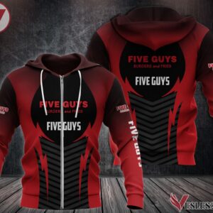 Five Guys Uniform Custom Clothes Style 2, Unique Gifts For Employee - Vesles2014s 1