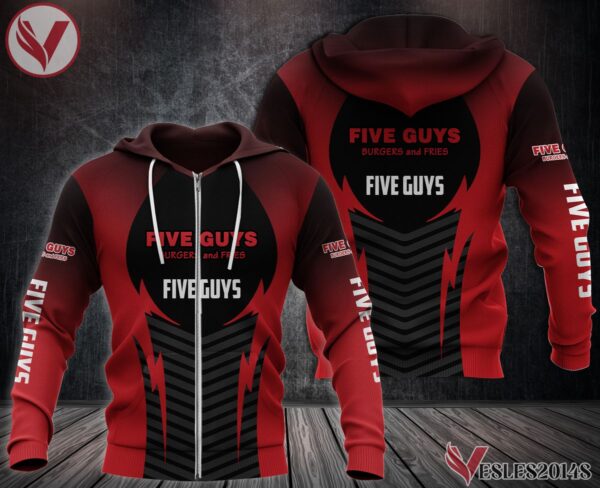 Five Guys Uniform Custom Clothes Style 2, Unique Gifts For Employee - Vesles2014s 1