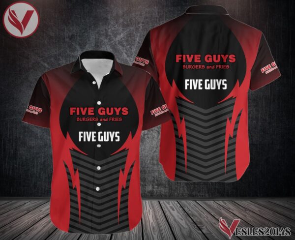 Five Guys Uniform Custom Clothes Style 2, Unique Gifts For Employee - Vesles2014s 2