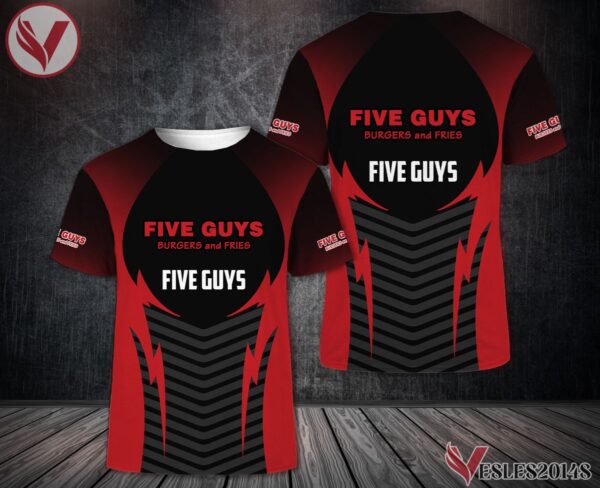 Five Guys Uniform Custom Clothes Style 2, Unique Gifts For Employee - Vesles2014s 3