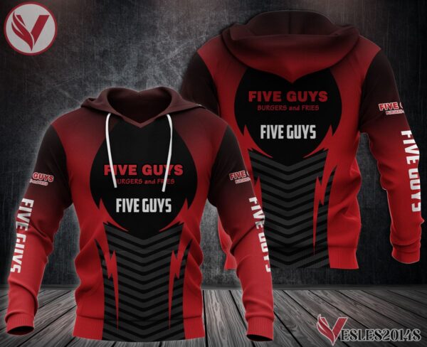 Five Guys Uniform Custom Clothes Style 2, Unique Gifts For Employee - Vesles2014s