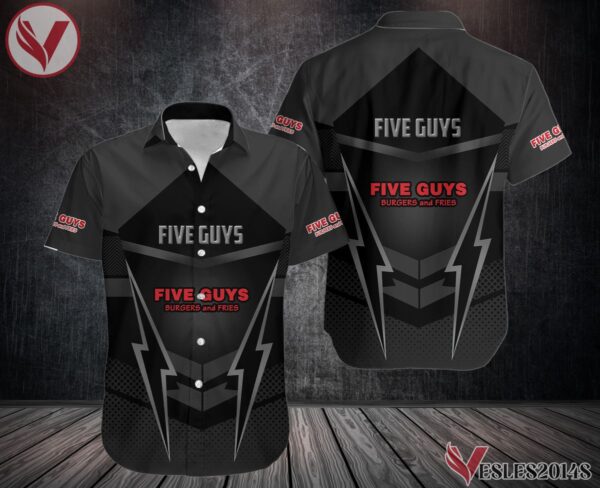 Five Guys Uniform Custom Clothes Style 3, Unique Gifts For Employee - Vesles2014s 2
