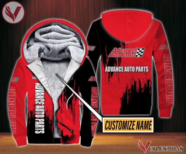 Fleece Advance Auto Parts Uniform Custom Clothes Style 2, Unique Gifts For Employee - Vesles2014s