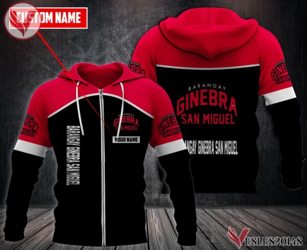 Fleece Barangay Ginebra San Miguel Uniform Custom Clothes, Unique Gifts For Employee - Vesles2014s 2