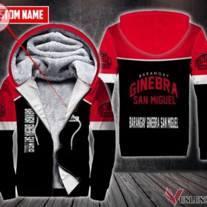 Fleece Barangay Ginebra San Miguel Uniform Custom Clothes, Unique Gifts For Employee - Vesles2014s