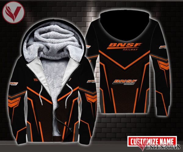 Fleece Bnsf Railway Uniform Custom Clothes, Unique Gifts For Employee - Vesles2014s