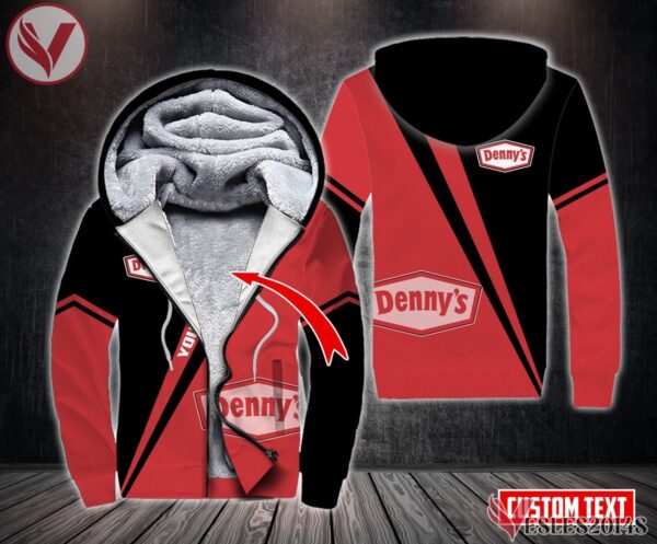 Fleece Denny's Uniform Custom Clothes, Unique Gifts For Employee - Vesles2014s