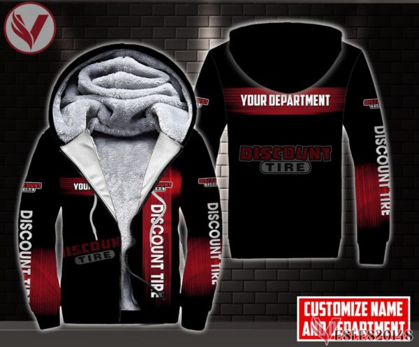 Fleece Discount Tire Uniform Custom Clothes, Unique Gifts For Employee - Vesles2014s
